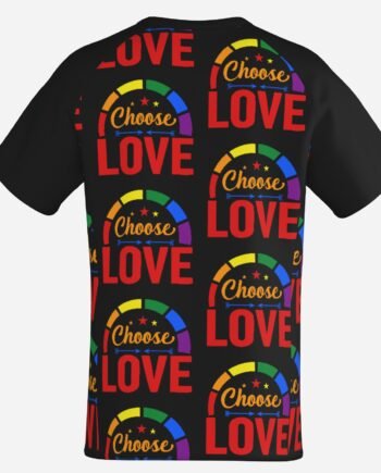 Choose Love Print Mens LGBTQ Premium T Shirt