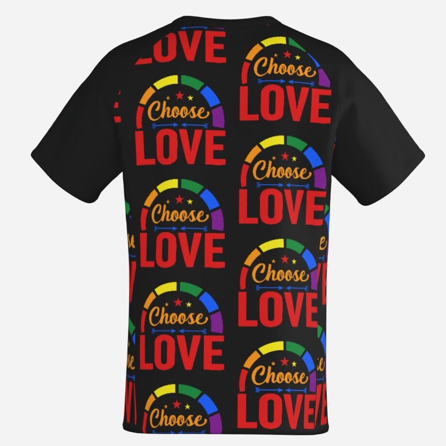 Choose Love Print Mens LGBTQ Premium T Shirt