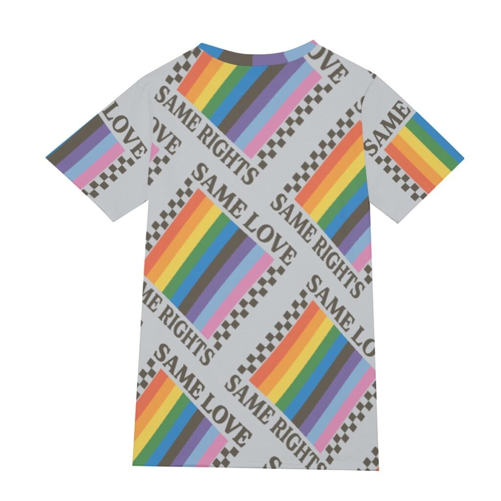 Same Love Same Rights Print Mens O Neck T Shirt