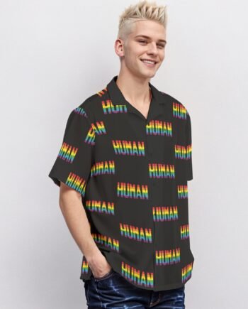 Human Print Hawaiian Shirt