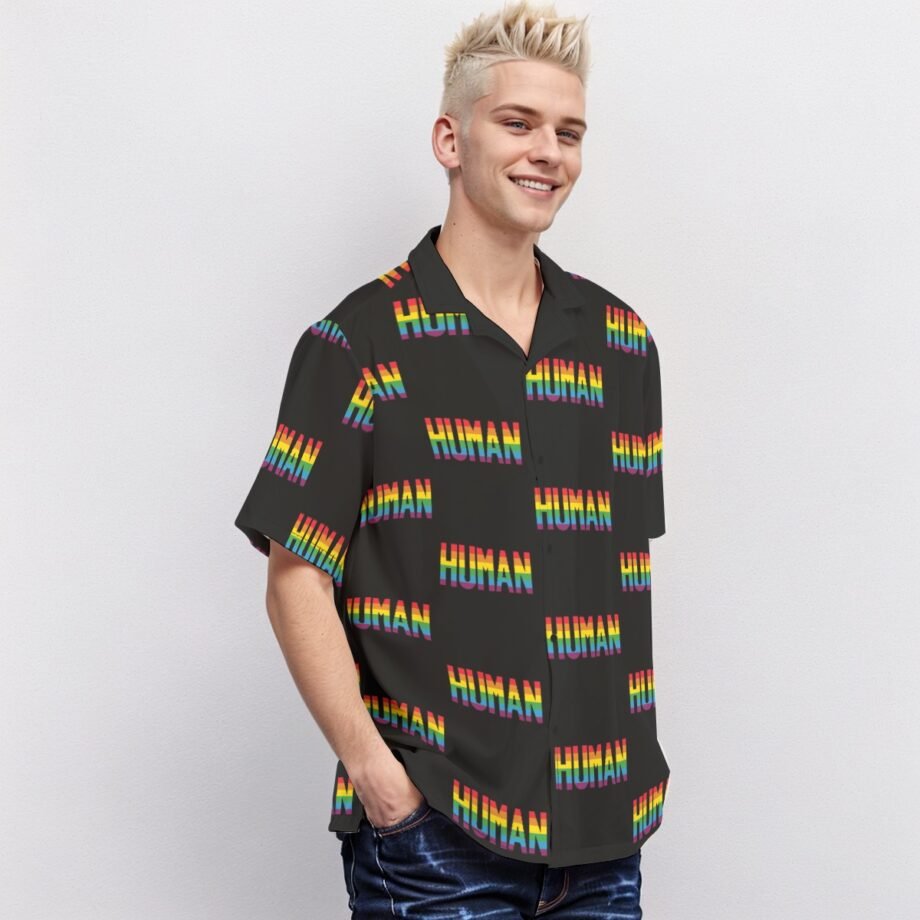 Human Print Hawaiian Shirt
