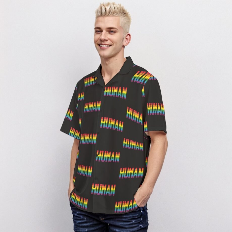 Human Print Hawaiian Shirt