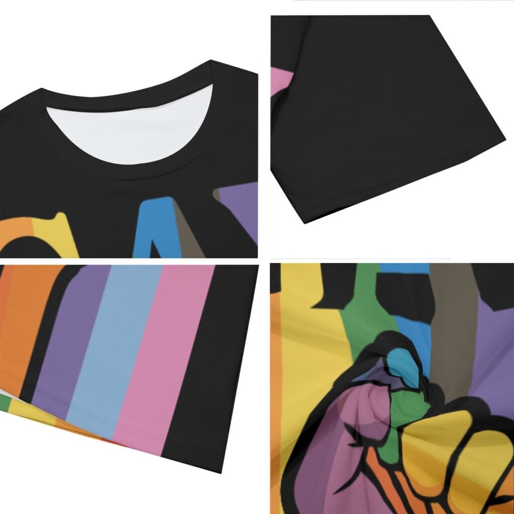 Gay Power Print Mens O Neck T Shirt | 190GSM Cotton